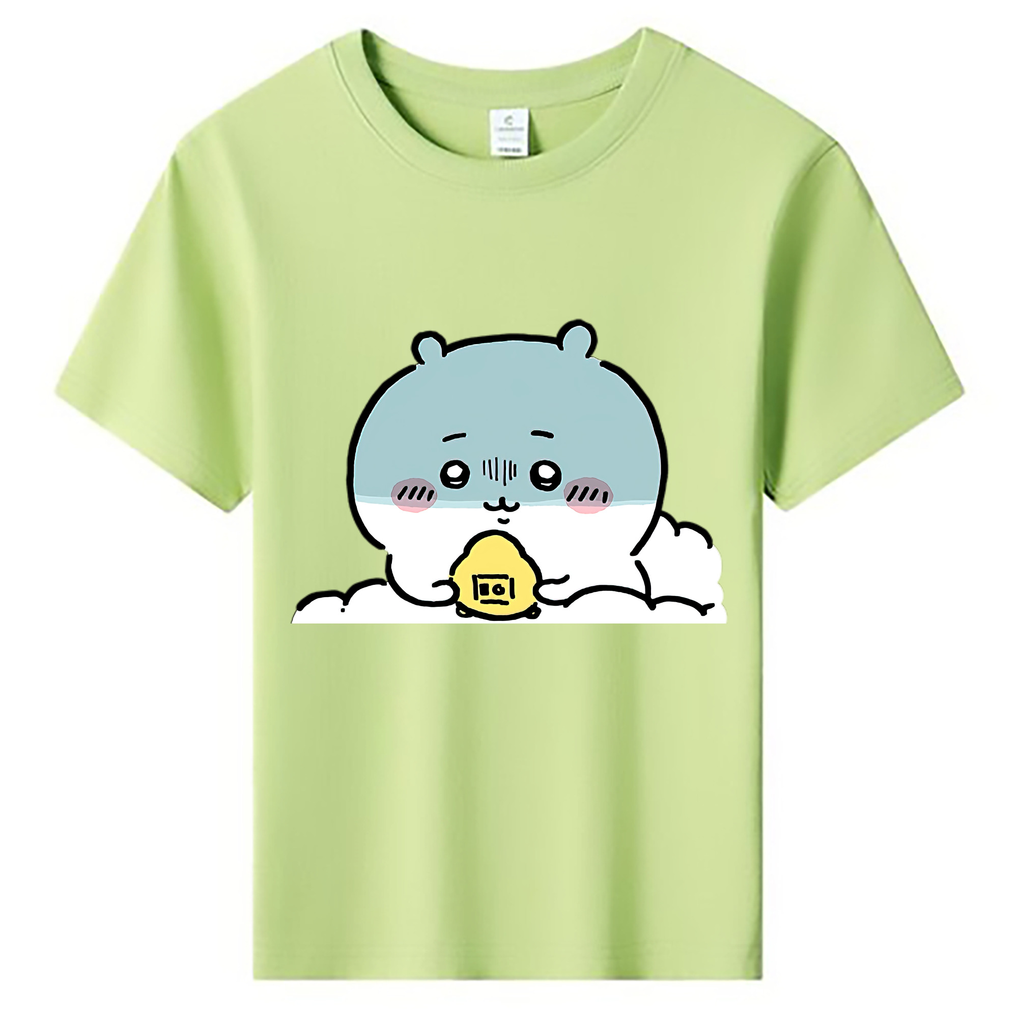 （画像用） ちいかわ ちいかわ Chii-kawa chiikawa 綿100％キッズTシャツ（フロントプリント）